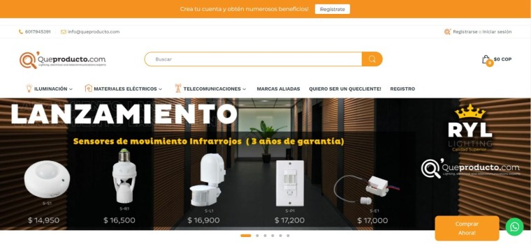 Queproducto.com distribuidor mayorista de productos de iluminación presenta beneficios