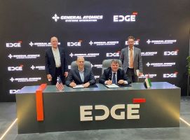 General Atomics y EDGE establecen una asociación para fabricar, probar y reparar sistemas electromecánicos