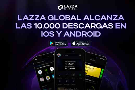 Lazza Global: Rápida adopción de su app con IA supera las 10,000 descargas globales en dos meses