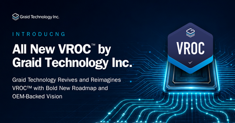 Graid Technology lanza VROC™ Graid Technology lanza VROC™